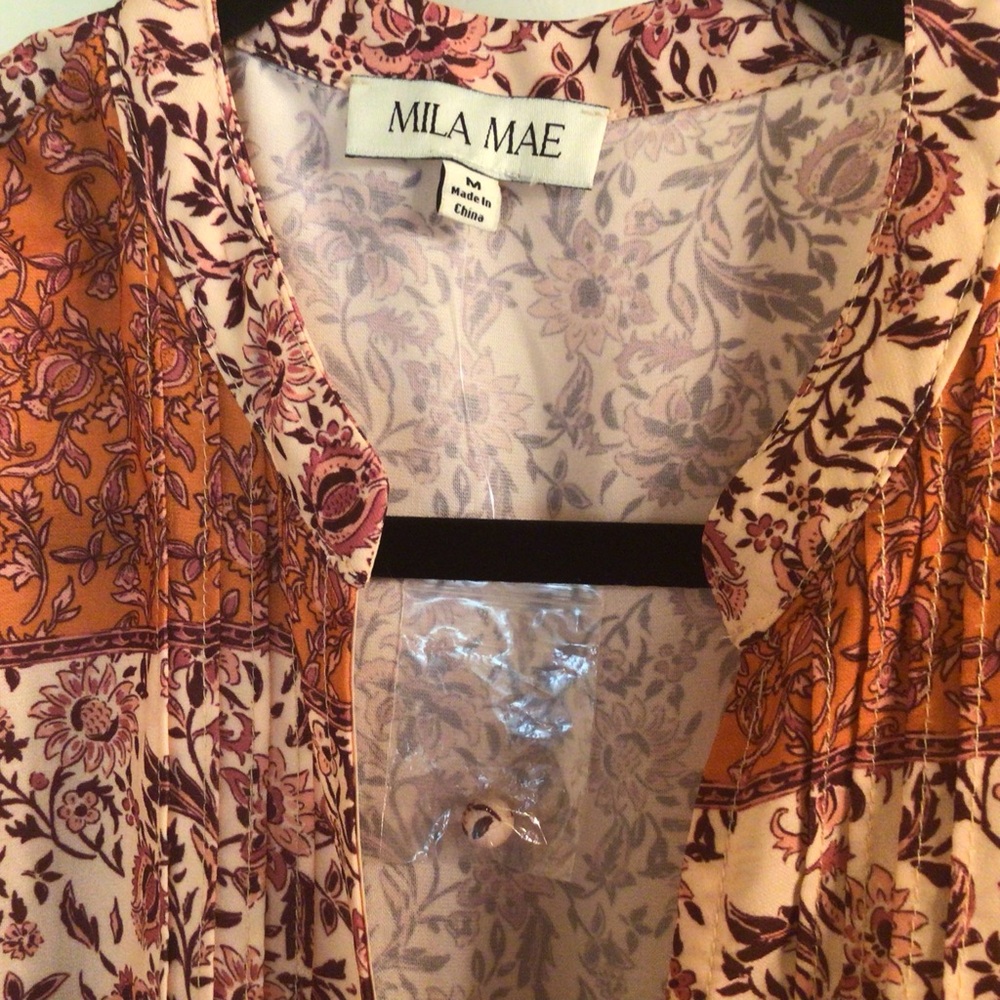 MILA.MAE/BORDER.PRINT.MAXI.DRESS - Picture 6 of 12